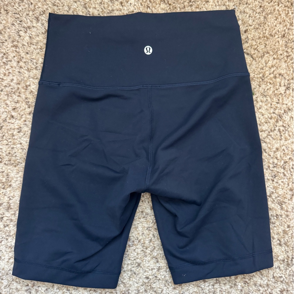 Navy Blue Lululemon Biker Shorts